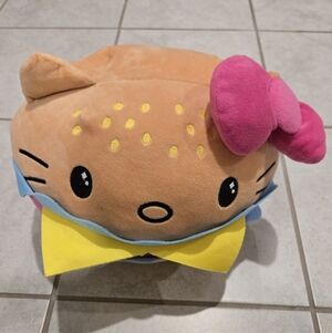 Hello Kitty Plush Toy with Pink and Yellow Accents